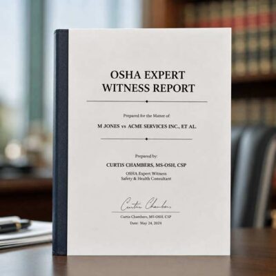OSHA Expert Witness / Litigation Support OSHA Expert - Safety and Health Services